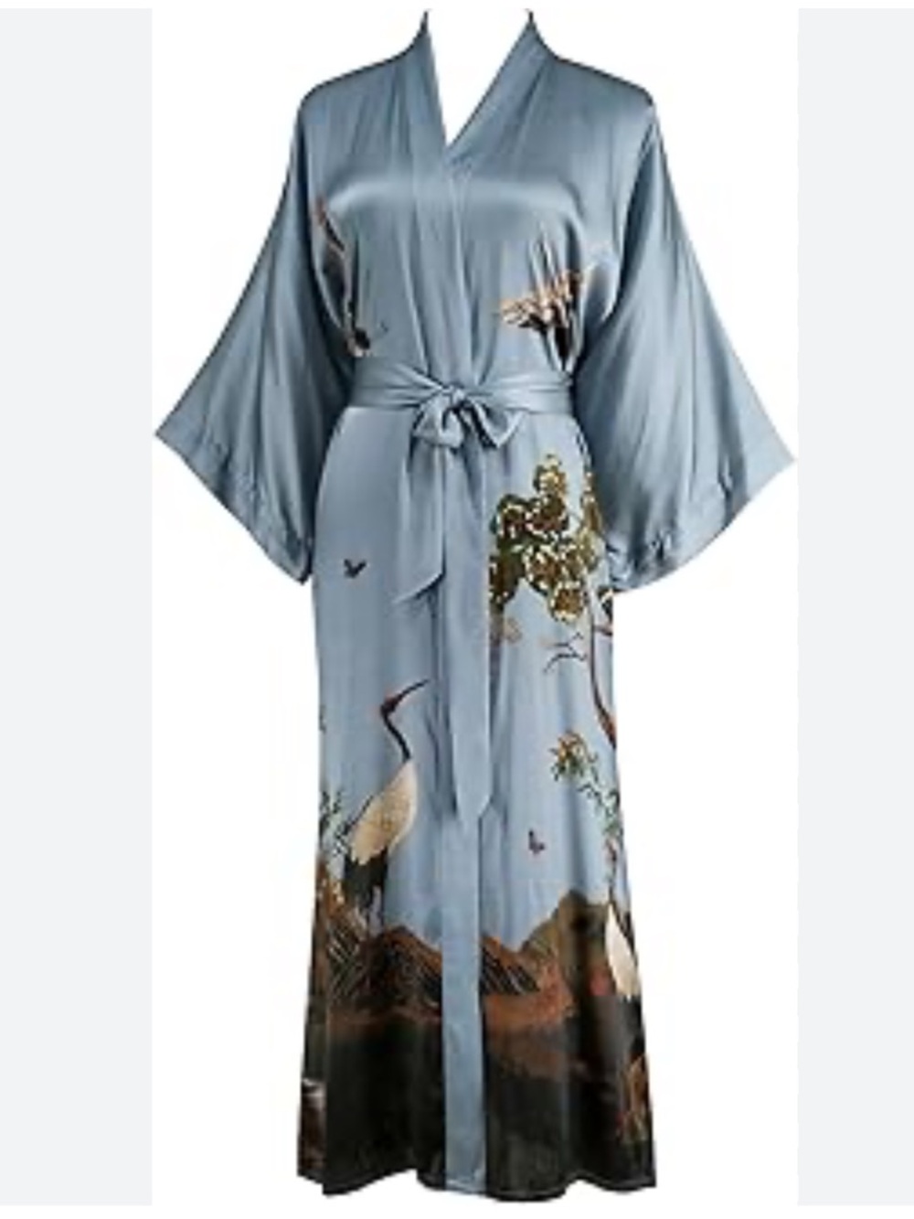 Ledamon NWT 100% silk kimono style robe